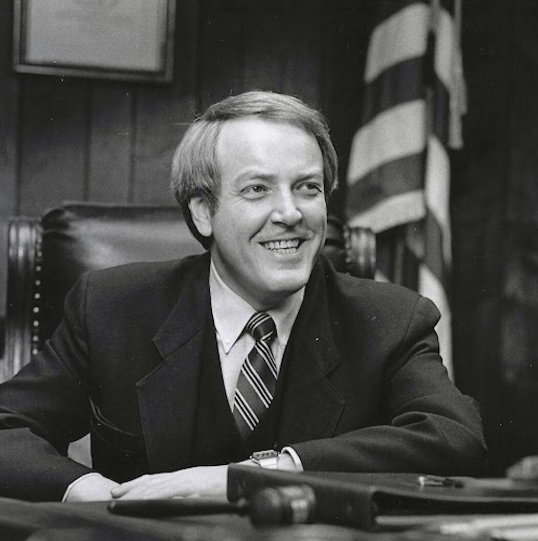 Jack Reardon sitting in an office